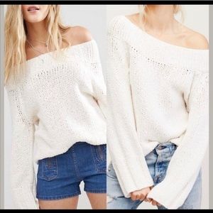 Free People Beachy Slouch Knit Sweater